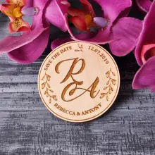 С цветочным узором сохраните дату, дерево сохранит дату магнита, на заказ сохранить дату с начальной