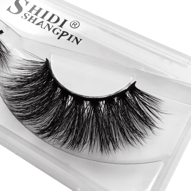 New 3d mink lashes natural false eyelashes fake lashes long makeup 1 pairs extension eyelash mink eyelashes for beauty Silver#35 (7)