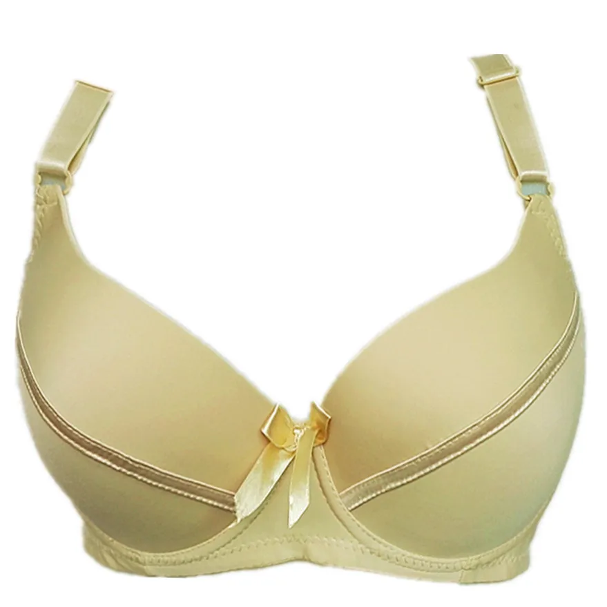 High Quality Women's Intimates Smooth Essential Push up Underwire Full Coverage T-shirt Bra 34D-100DD cups Plus Sizes H272