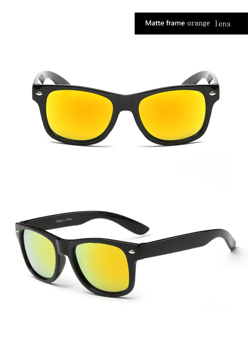 DesolDelos новые модные детские солнцезащитные очки для мальчиков и девочек пластиковая оправа 8 цветов милые крутые очки UV400
