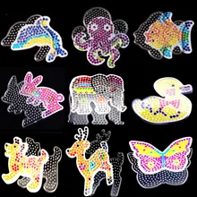 5 мм Хама бусины Пазлы для детей взрослых ремесло предохранитель головоломки Pegboards узоры DIY Интеллектуальный шаблон для игрушек