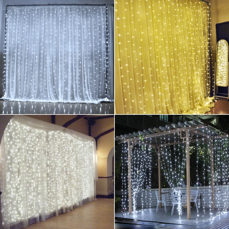 Buy 2*2m 400LEDs connectable LED curtain light