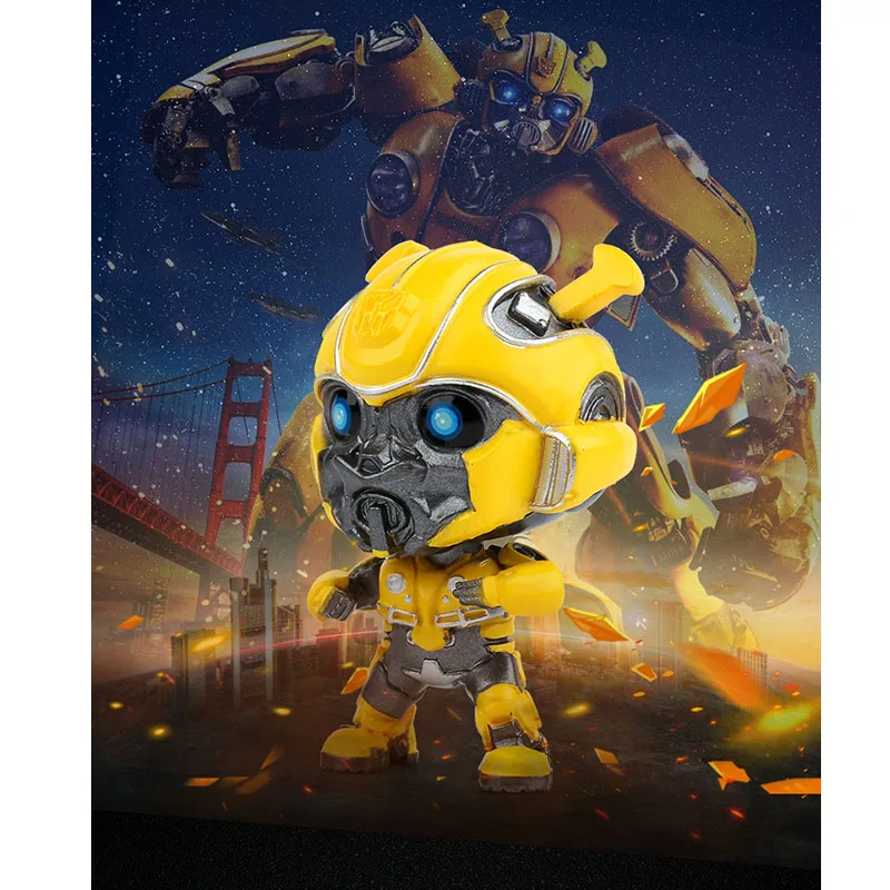 

5cm Movie Alliance Bee Action Figure Cartoon Transformation Car Robot Toys Keychain Decoration Model Toy Gifts For Kids