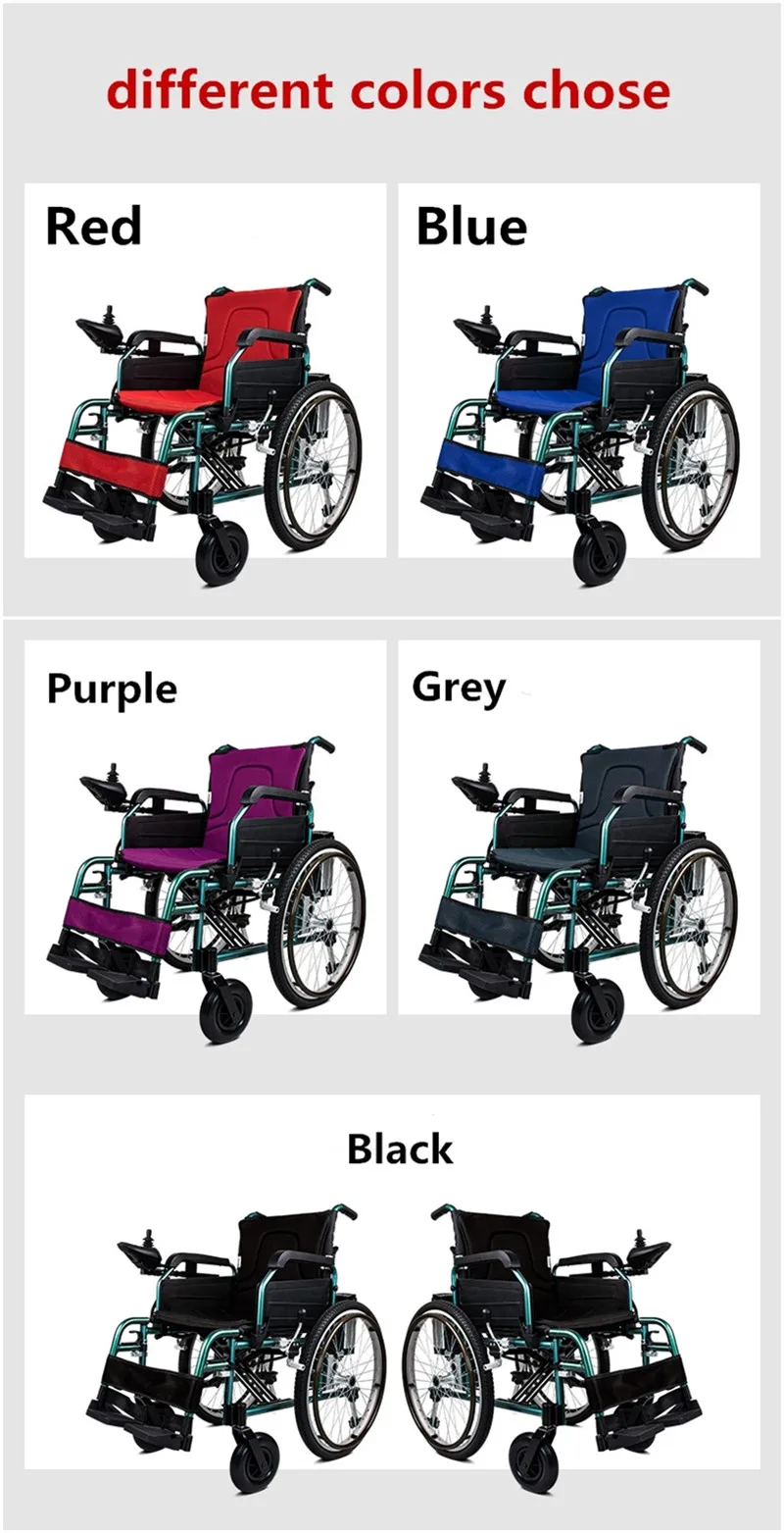 lightweight handicapped electric wheelchair for disabled people (6)
