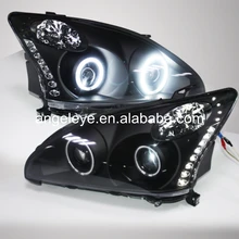 Для Lexus для RX330 RX350 светодиодный Ангел глаз головная лампа 2003-2008 год SN