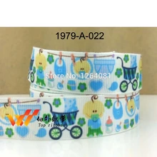 7/" 22 мм цветок мультфильм лента для подарка лента бантики для волос DIY аксессуар логотип печатных индивидуальные ленты 1979A-022