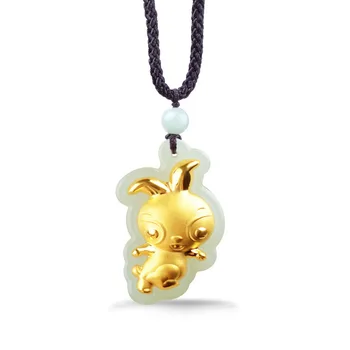 

New 24K yellow gold inside 100% monkey Zodiac pendant 1 pieces