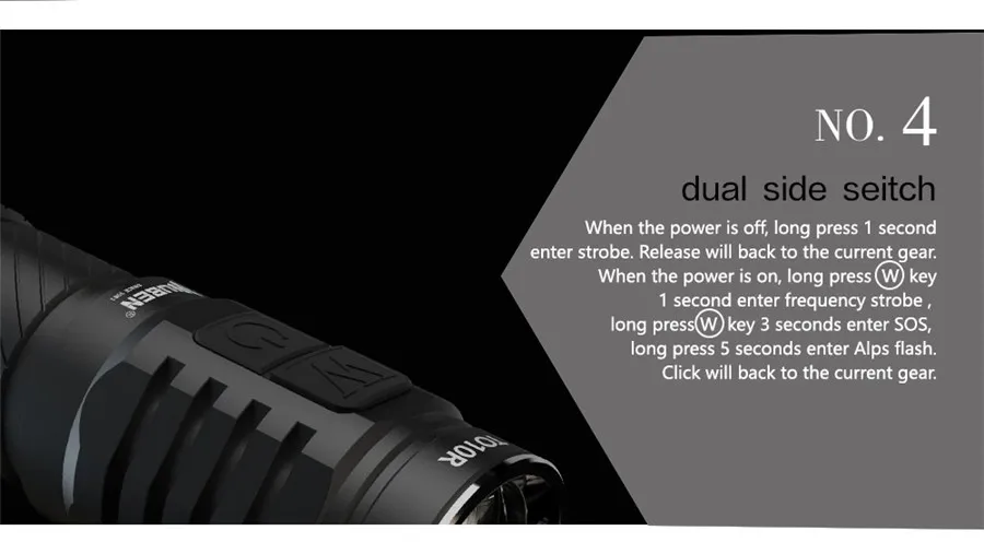 Wuben TO10R High CRI Stepless Dimming Torch light USB Charging Tail Magnetic 16340 Battery Portable LED Flashlight Lighting (14)