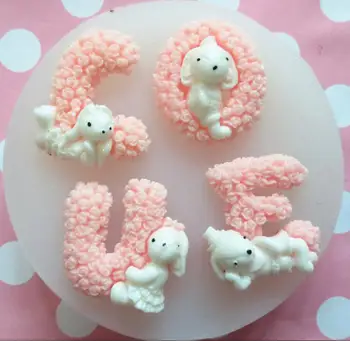 

Sale Fondant Cake Decorating Tools The New Love Small Rabbit Fondant Cake Mold Decorating Bakeware Food Grade Liquid Green