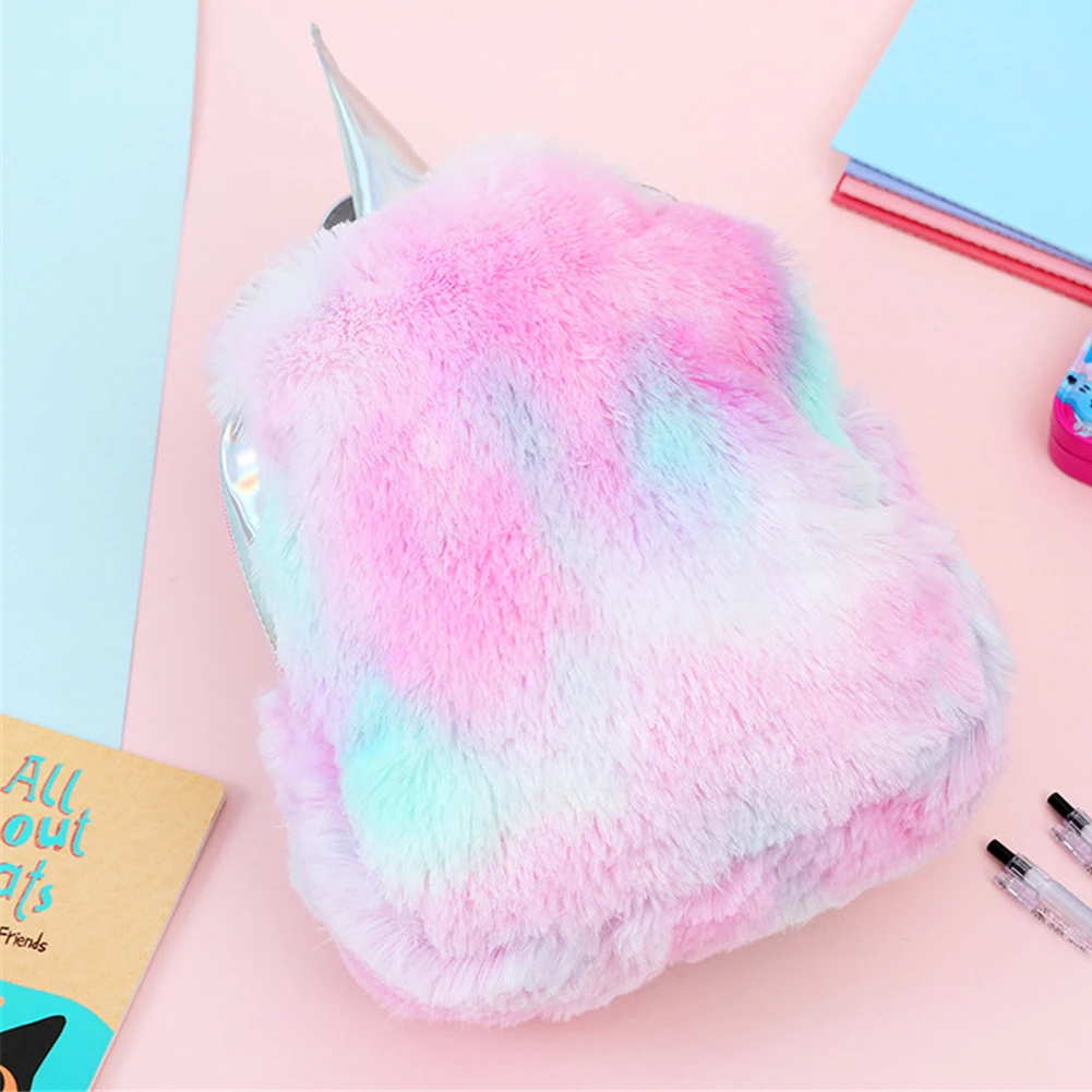 Hologram Tie-Dye Unicorn Plush Backpack -Unicorn Fashion HTB11XNDacvrK1Rjy0Feq6ATmVXaw
