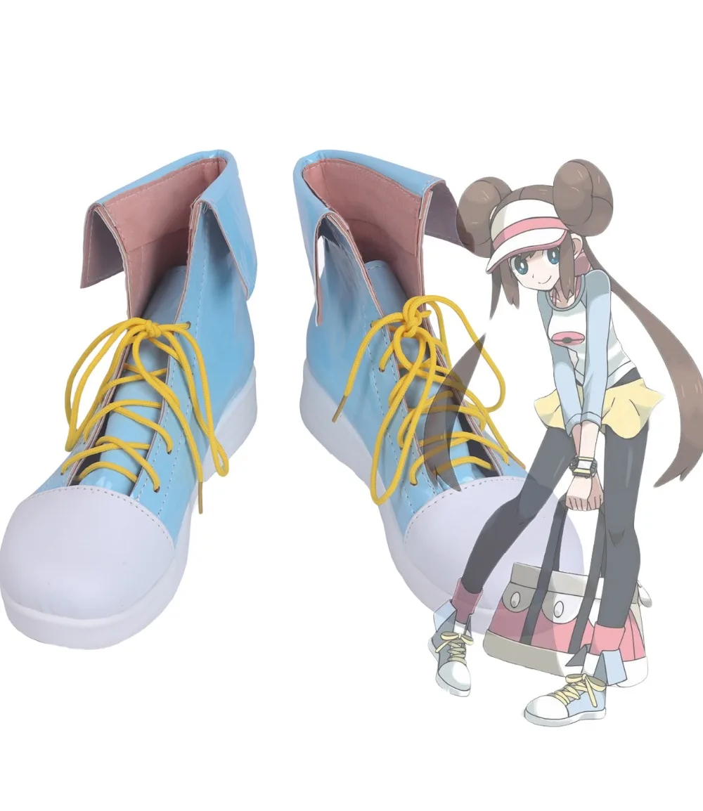 

Pokemon Mei Rosa Cosplay Boots Shoes Custom Made Any Size