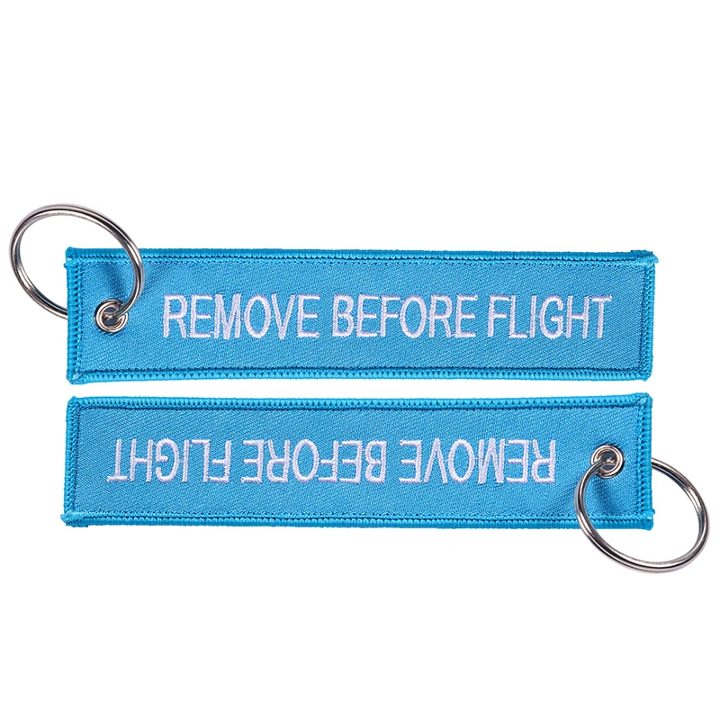 Брелки для ключей с вышивкой Remove Before Flight|Брелоки| |