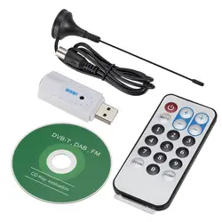 USB2.0 DVB-T RTL-SDR Realtek RTL2832 DVB-T ТВ приемник ТВ stick ключа с антенны пульт дистанционного управления CD драйвера для windows PC