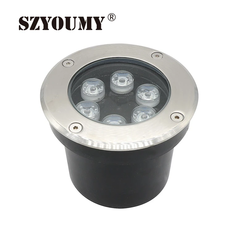 SZYOUMY LED Underground Lights 6W RGB 12V OR 85 265V Buried Recessed