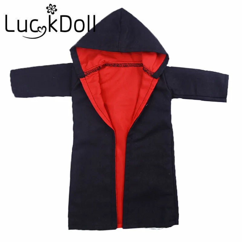 LUCKDOLL маг костюм(толстовки+ джинсовая юбка+ галстук+ два топа) подходит 18 дюймов Американский andoll одежда аксессуары, игрушки для девочек, подарок