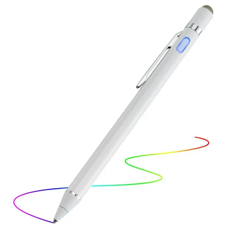 

Active Stylus Digital Pen with 1.5mm Ultra Fine Tip Compatible for iPad iPhone Samsung Tablets, Good for Drawing and Writing o