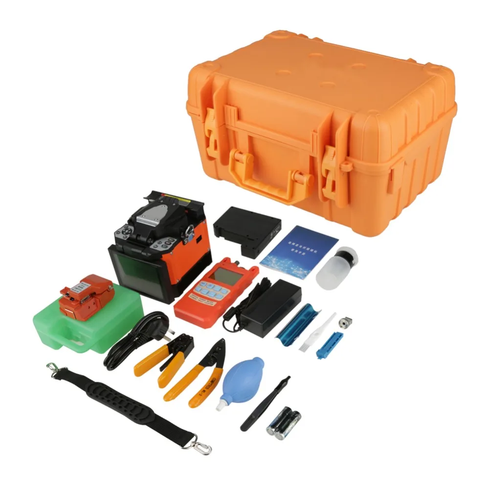 

A-80S Automatic Fiber Optic Welding Splicing Machine Optical Fiber Fusion Splicer 100V-240V 50/60Hz DS/NZDS Optic Welding