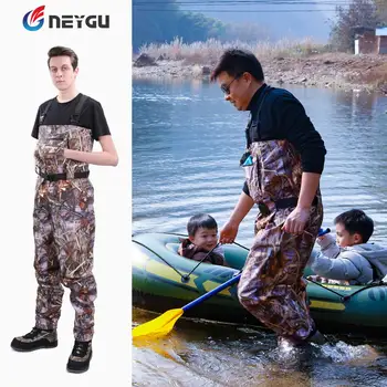Waterproof  wader, stocking foot chest waders for hunting, fishing and rafting wading shoes