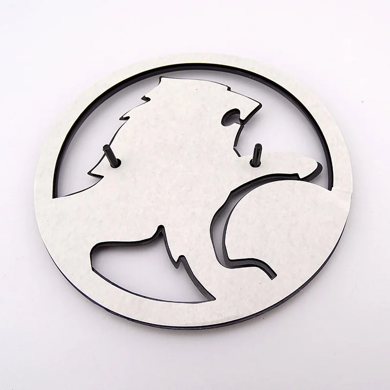 Holden Gloss Black Plastic Lion Emblem 110mm Sticker