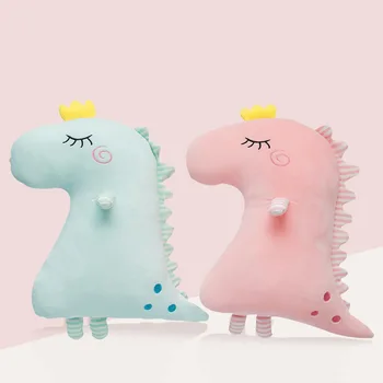 

Lovely Animal Dinosaur Plush Dolls Toys Child Boys Girls Cartoon Bolster Size 50cm Comfortable Back Cushion Cute Children Gift