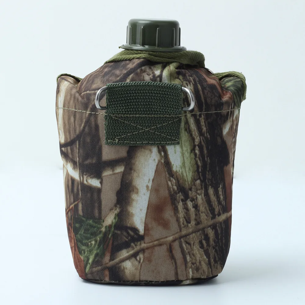 

Outdoor Sport Military Aluminum Stainless Steel Canteen and Army Green Cloth Cover