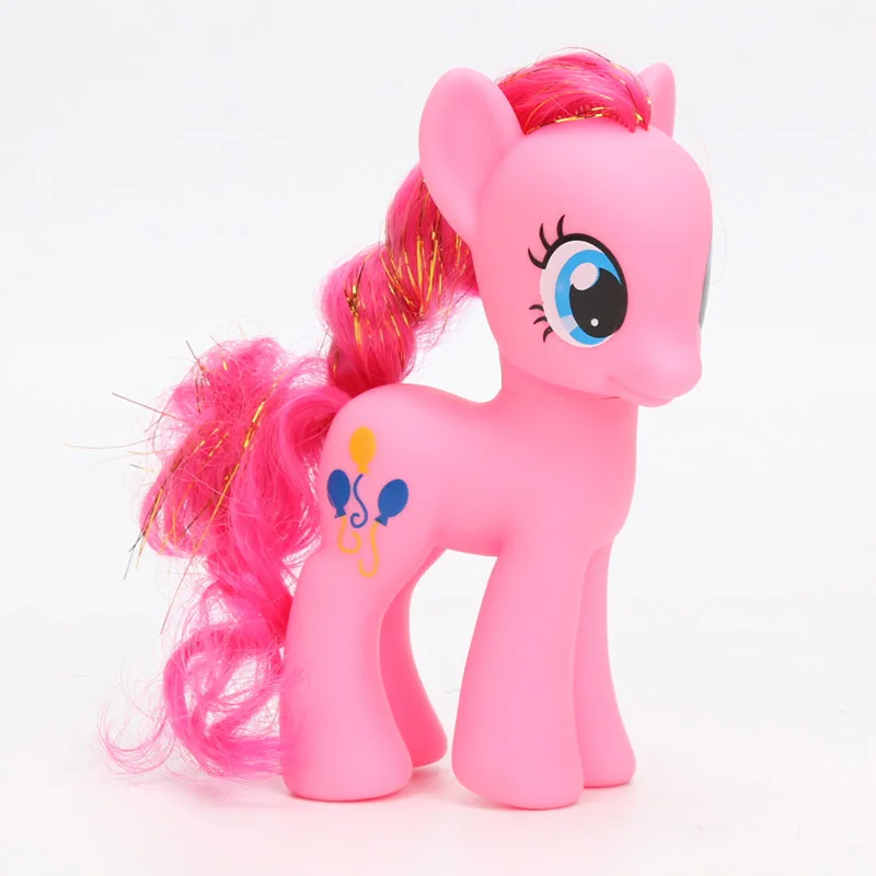 Набор из 3 игрушки My Little Pony 15 см милашка Mark Magic Pinkie Pie Эпплджек Радуга Твайлайт