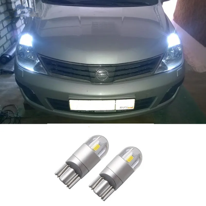 

2x Car T10 SMD LED W5W Parking Lamp Clearance Light For Nissan Tiida Note Primera Pathfinder Sentra Qashqai Juke Almera X-trail