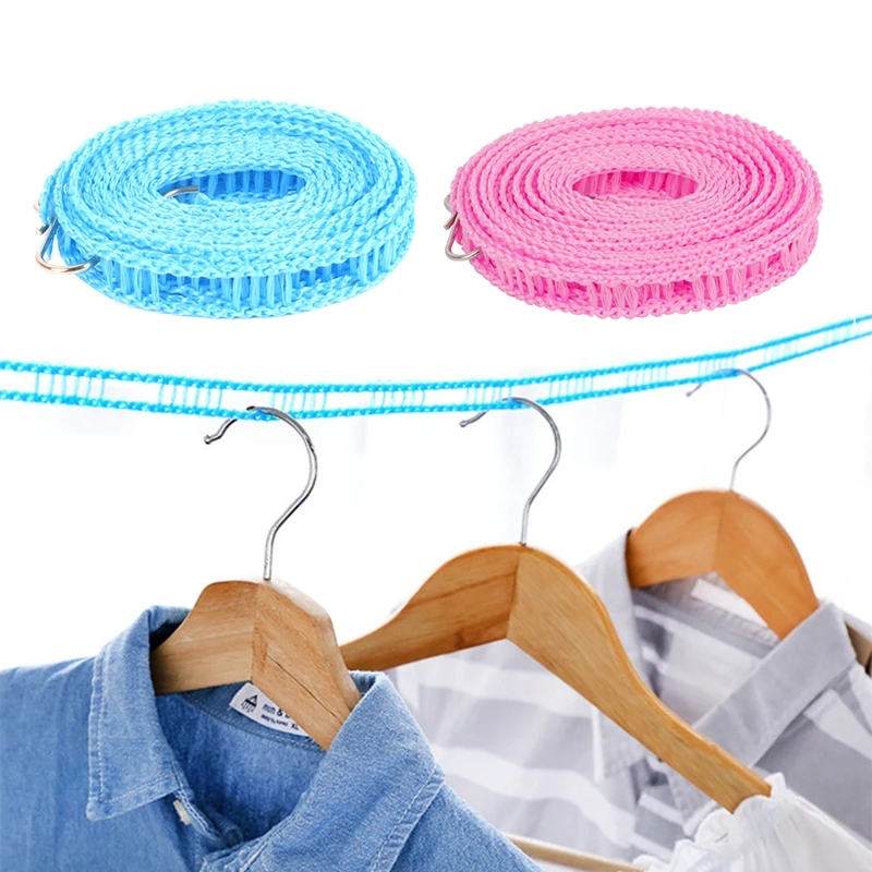 

3 Meters Clotheslines 5 Meters Clothes Dryer Anti-Slip Outdoor Travel Camping Drying Clothes Hanger Line Retractable Rope