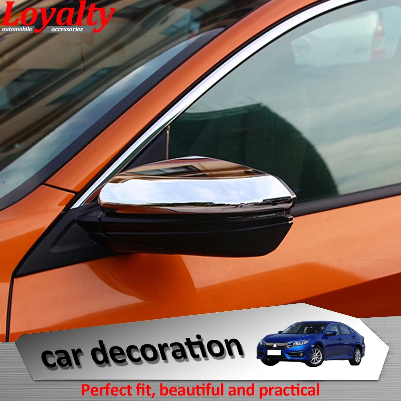 Лояльность для HONDA Civic 2016 2017 2018 зеркало заднего вида с боковым видом формовочная