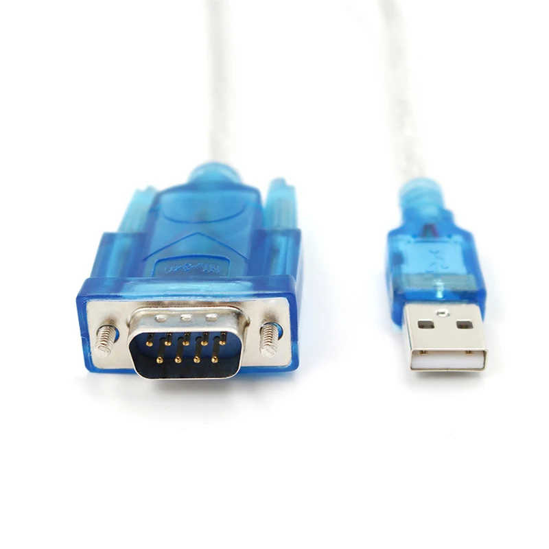 Переходник с USB на RS232 последовательным портом 9 контактный кабель DB9
