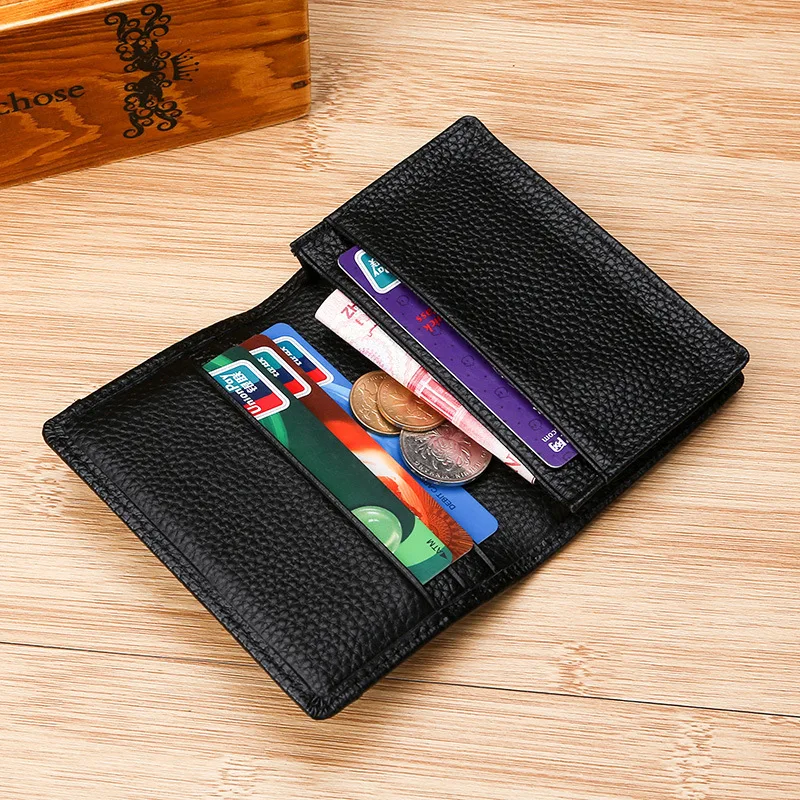 Kweco Vader Genuine Leather Women Wallets Credit Card Holder Mini Wallet Hit Color Men's Cardholder Leather Cards Cover Purse Kweco Vader Genuine Leather Women Wallets Credit Card Holder Mini Wallet Hit Color Men's Cardholder Leather Cards Cover Purse