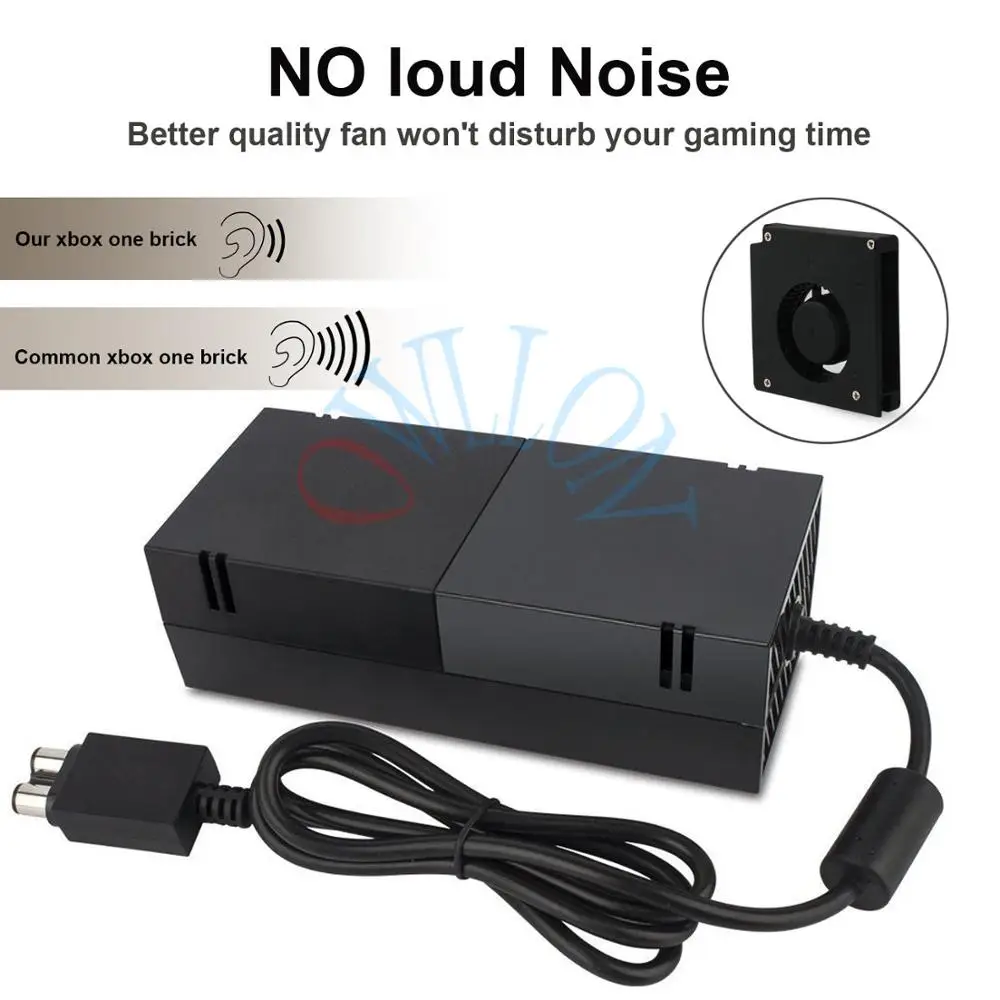 

10pcs Original power adapter for xboxone xbox one Power supply AC adapter Charger with EU/US/UK Cable 100-127V 200-240V