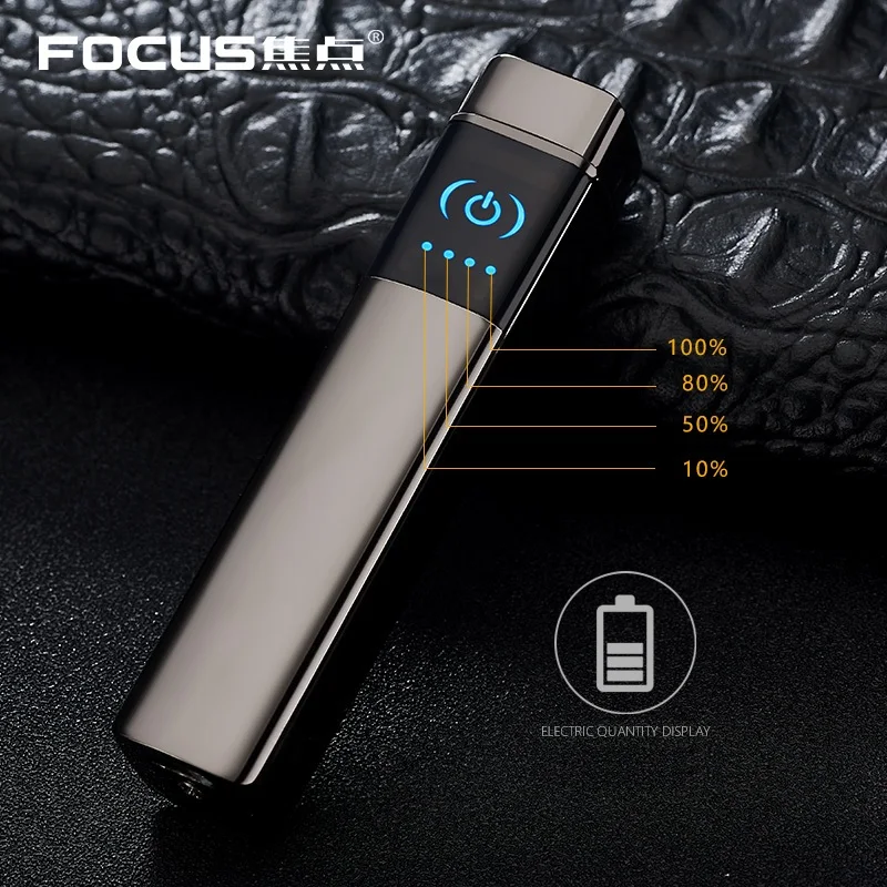 Сенсорная Индукционная USB электрическая двойная дуговая Зажигалка Мини