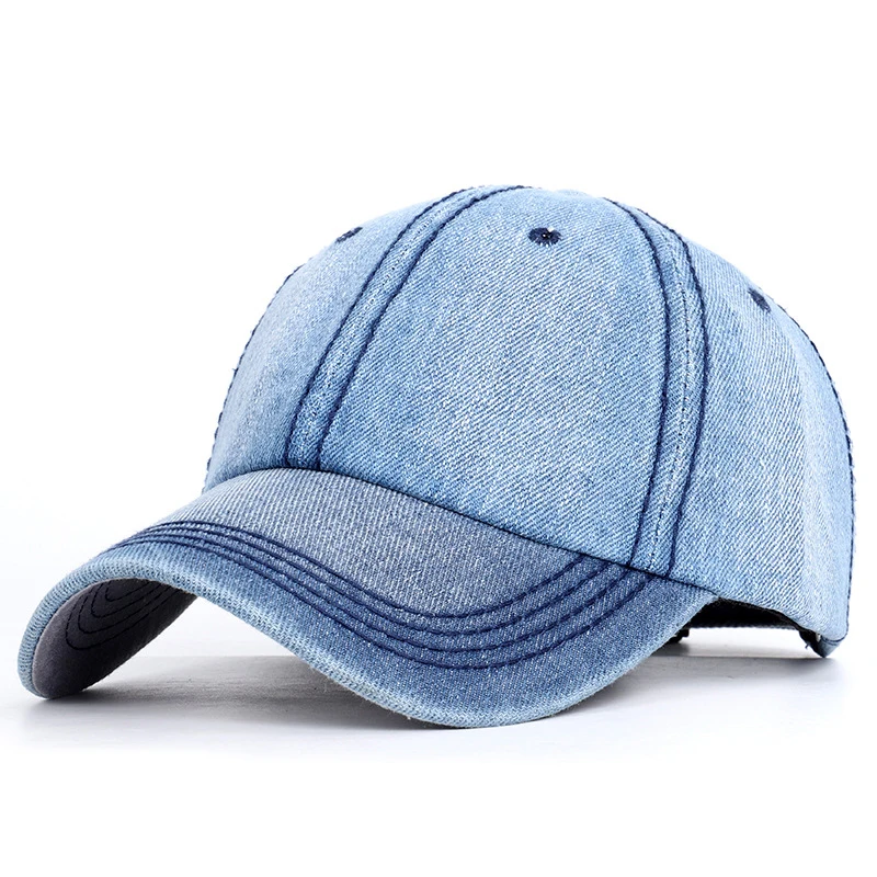 

New hat for men and women spring and autumn baseball cap Korean fashion naked jeans hats outdoor