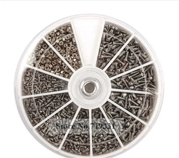 

12 Kinds 1000Pcs of Stainless Steel Screws Nuts Assortment Kit Set Useful