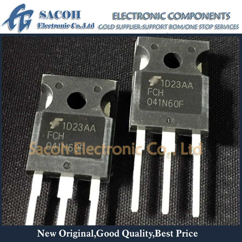 Новинка оригинальный 5 шт./лот FCH041N60E FCH041N60F FCH041N60 или FCH041N65EF TO-247 77A 600V N-Channel MOSFET |