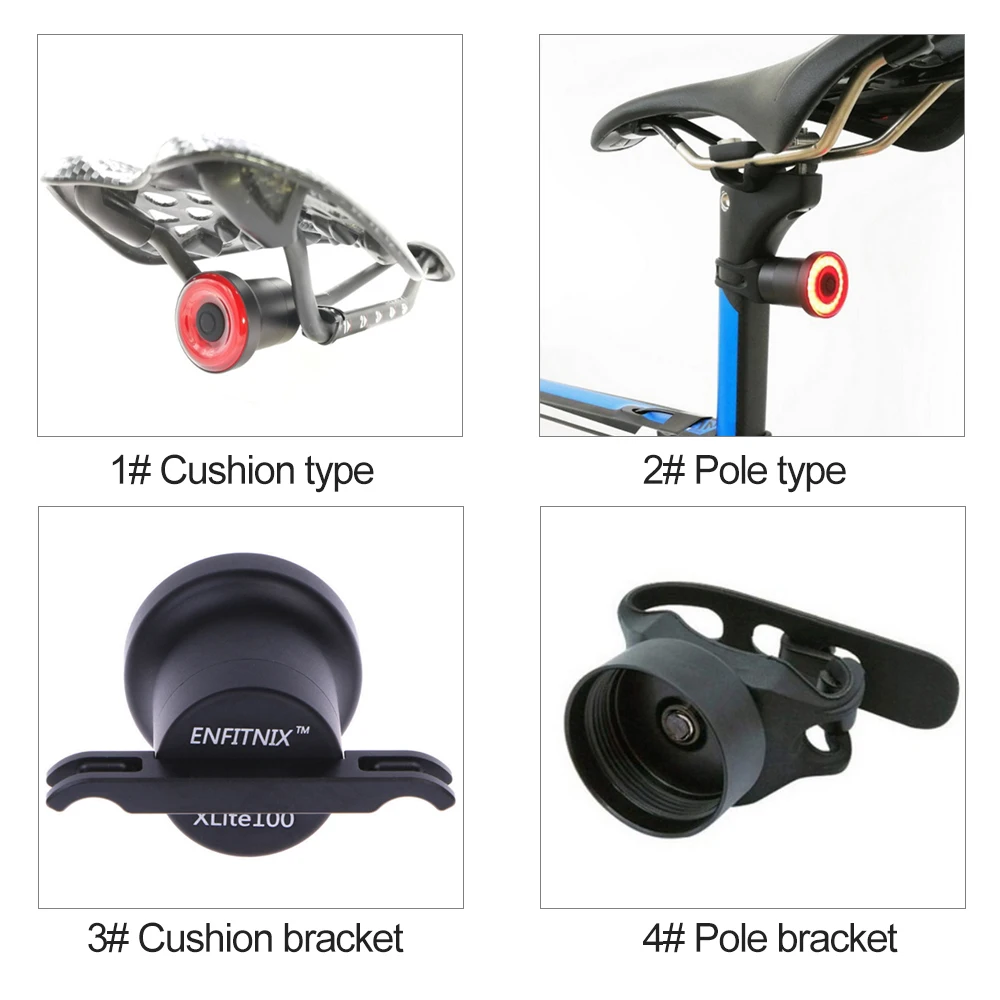 Clearance USB Rechargeable Light Intelligent Bike Tail Light Control Brake Rear Lamp Cycling Accessories 5 Clearance USB Rechargeable Light Intelligent Bike Tail Light Control Brake Rear Lamp Cycling Accessories 5