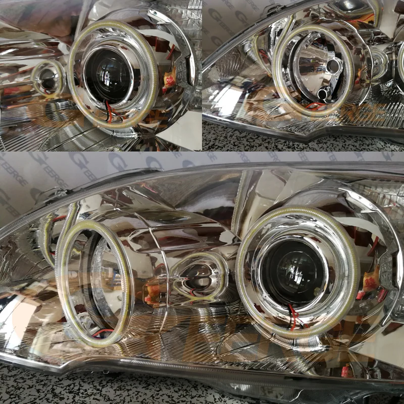 cob led angel eyes HONDA CR-V CRV 2007 2008 2009 2010 2011 Xenon HEADLIGHTS(2)