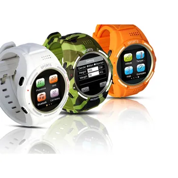 

Waterproof IP54 smart watch Sports Smart Watch Phone with 2MP Camera sim card comprass FM Radio Mate Function