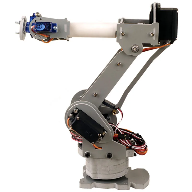 

Fully Assembled 6-Axis Servo Control Palletizing Robot Arm Model For Arduino #