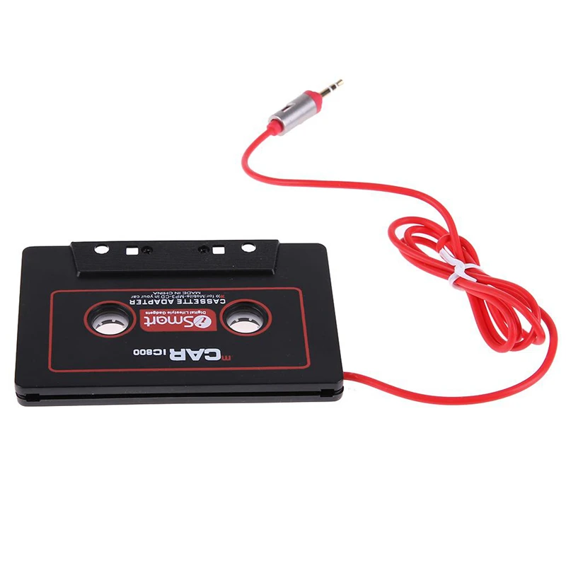 Car Audio Tape Cassette Adapter 3.5mm Jack AUX For Mp3 CD Radio Player