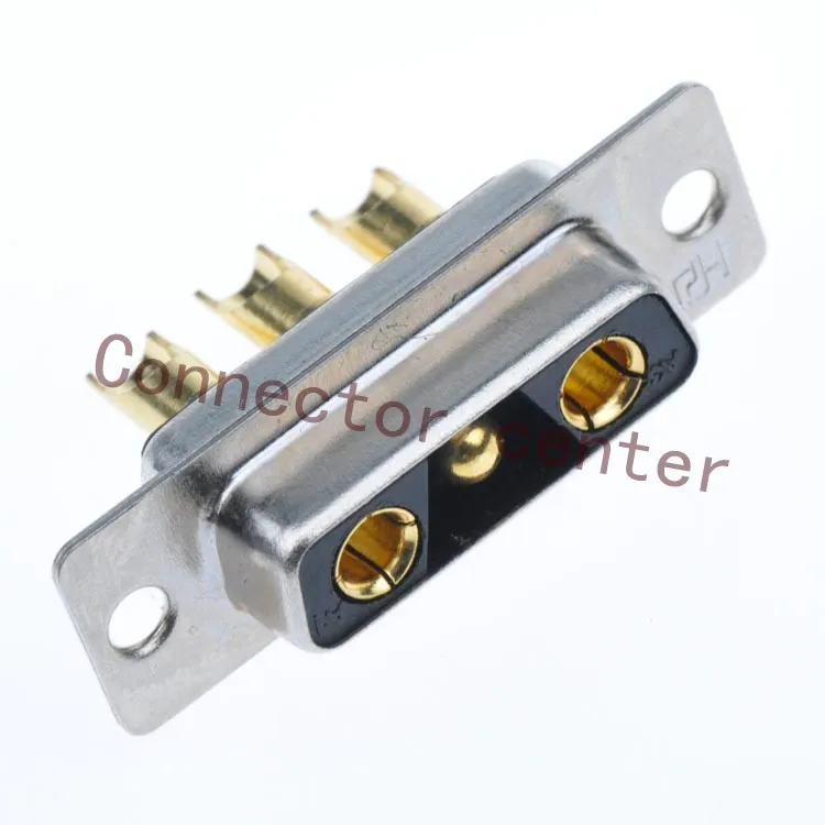 

High Power DSUB DB Connector 3V3 Female Machined Pin Full Gold Flash Wire Type