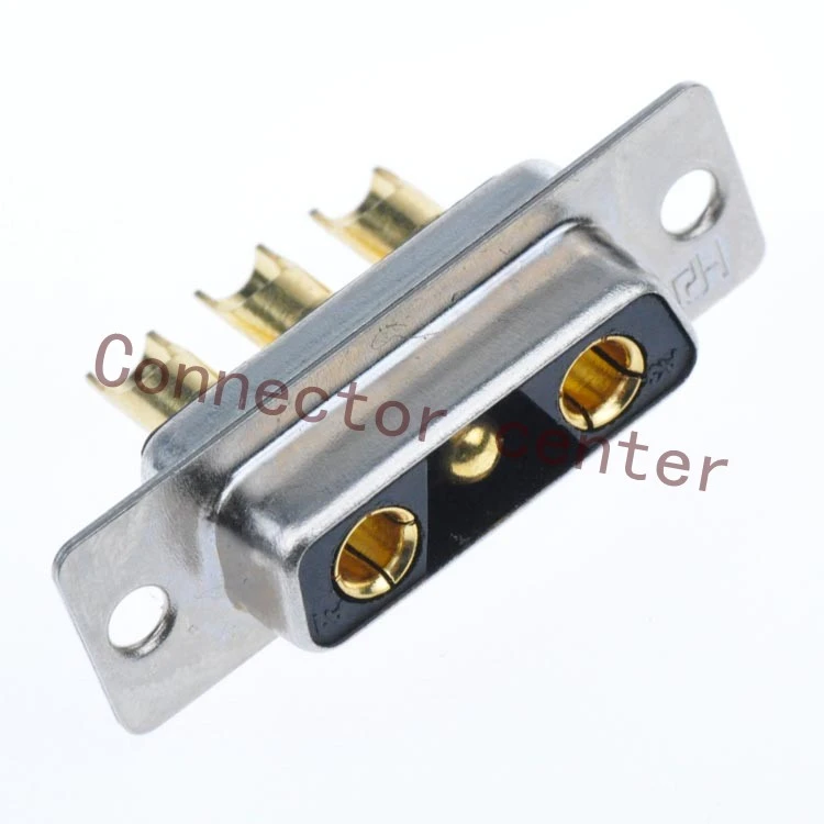 High Power Dsub Db Connector 3v3 Female Machined Pin Full Gold Flash