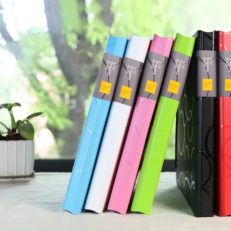 Красочный 60 Карманов Журнал для презентаций с защитными листами A4 размер Бизнес папки для презентации