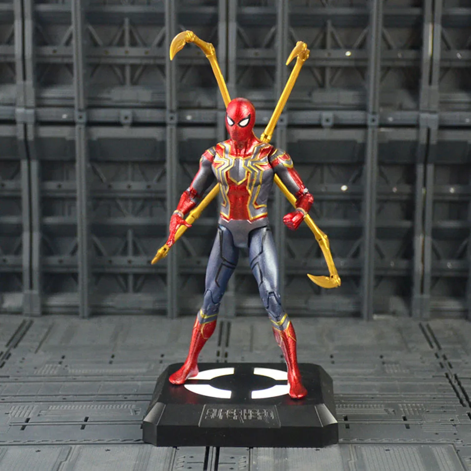 Apaffa 17 см Мстители Figma Железный человек перец Potts ПВХ Фигурка Игрушка Железный человек MK85 Коллекционная модель игрушки для детей