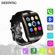 Bluetooth Smart Watch Q18 Intelligent Clock For Android Phone With Pedometer Camera SIM Card Whatsapp Call Message pk A1 ZD09 Y1