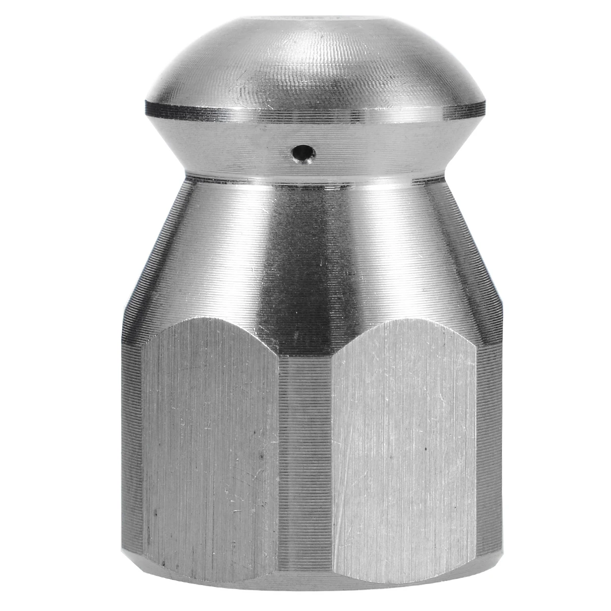 Stainless Steel 1/4" BSP High Pressure Washer Drain Hose Nozzle Sewer Cleaning Jetter Nozzles for Spray Cleaning Tools