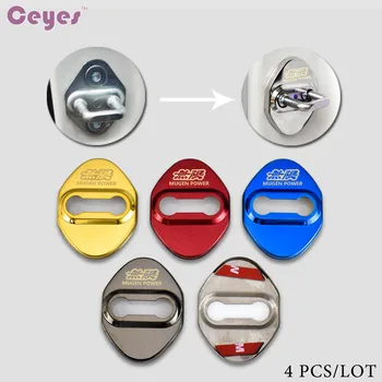 

Ceyes Car Styling Car Covers Emblems Case For Honda Mugen Power Civic Accord CRV Hrv Jazz Auto Accessories Car-Styling 4pcs/lot