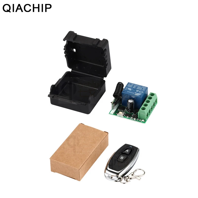 QIACHIP 433 MHz универсальный Беспроводной удаленного Управление переключатель DC 12 V 1