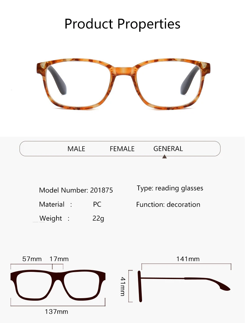 BOYSEEN сверхлегкие очки для чтения с защитой от усталости для мужчин и женщин, удобные для пресбиопии+ 1,0 до+ 4,0 201875